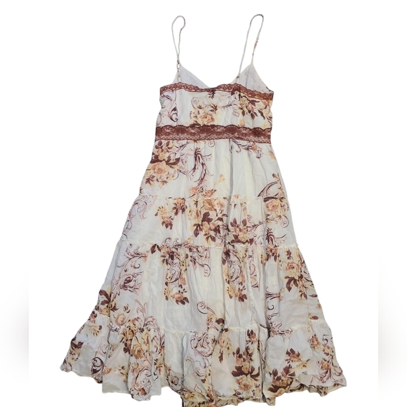 PAPILLON spaghetti strap summer dress M - Picture 5 of 7